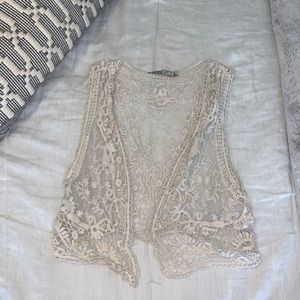 Lace vest